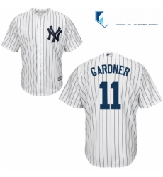 Mens Majestic New York Yankees 11 Brett Gardner Replica White Home MLB Jersey Mens Majestic New York Yankees 11 Brett Gardner Replica White Home MLB Jersey