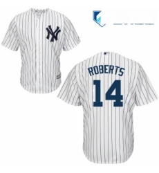 Mens Majestic New York Yankees 14 Brian Roberts Replica White Home MLB Jersey Mens Majestic New York Yankees 14 Brian Roberts Replica White Home MLB Jersey