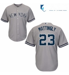 Mens Majestic New York Yankees 23 Don Mattingly Replica Grey Road MLB Jersey Mens Majestic New York Yankees 23 Don Mattingly Replica Grey Road MLB Jersey