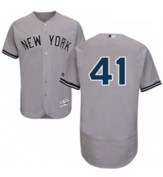 Mens Majestic New York Yankees 41 Adam Lind Grey Road Flex Base Authentic Collection MLB Jersey Mens Majestic New York Yankees 41 Adam Lind Grey Road Flex Base Authentic Collection MLB Jersey