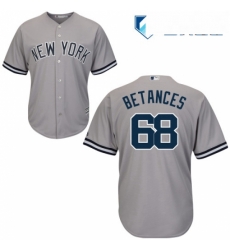 Mens Majestic New York Yankees 68 Dellin Betances Replica Grey Road MLB Jersey Mens Majestic New York Yankees 68 Dellin Betances Replica Grey Road MLB Jersey