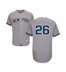 Mens New York Yankees 26 DJ LeMahieu Grey Road Flex Base Authentic Collection Baseball Jersey Mens New York Yankees 26 DJ LeMahieu Grey Road Flex Base Authentic Collection Baseball Jersey