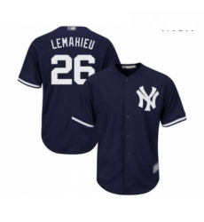Mens New York Yankees 26 DJ LeMahieu Replica Navy Blue Alternate Baseball Jersey Mens New York Yankees 26 DJ LeMahieu Replica Navy Blue Alternate Baseball Jersey