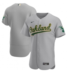 Men Oakland Athletics Men Nike Gray Road 2020 Flex Base Official Team MLB Jersey Men Oakland Athletics Men Nike Gray Road 2020 Flex Base Official Team MLB Jersey
