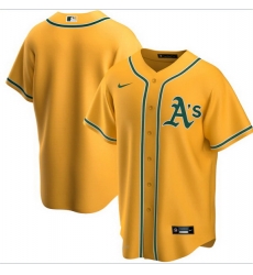 Men Oakland Athletics Nike Yellow Blank Jersey Men Oakland Athletics Nike Yellow Blank Jersey