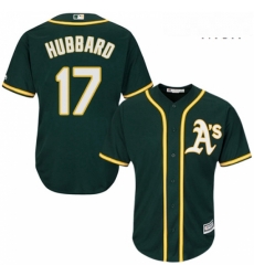 Mens Majestic Oakland Athletics 17 Glenn Hubbard Replica Green Alternate 1 Cool Base MLB Jersey Mens Majestic Oakland Athletics 17 Glenn Hubbard Replica Green Alternate 1 Cool Base MLB Jersey