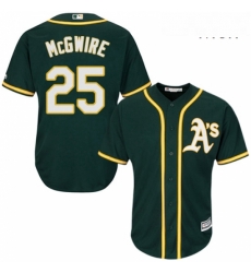 Mens Majestic Oakland Athletics 25 Mark McGwire Replica Green Alternate 1 Cool Base MLB Jersey Mens Majestic Oakland Athletics 25 Mark McGwire Replica Green Alternate 1 Cool Base MLB Jersey