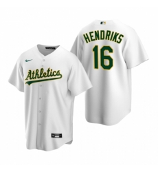 Mens Nike Oakland Athletics 16 Liam Hendriks White Home Stitched Baseball Jersey Mens Nike Oakland Athletics 16 Liam Hendriks White Home Stitched Baseball Jersey