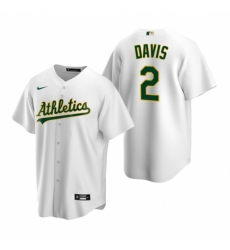Mens Nike Oakland Athletics 2 Khris Davis White Home Stitched Baseball Jersey Mens Nike Oakland Athletics 2 Khris Davis White Home Stitched Baseball Jersey