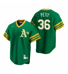 Mens Nike Oakland Athletics 36 Yusmeiro Petit Kelly Green Cooperstown Collection Road Stitched Baseball Jersey Mens Nike Oakland Athletics 36 Yusmeiro Petit Kelly Green Cooperstown Collection Road Stitched Baseball Jersey