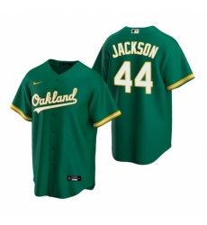Mens Nike Oakland Athletics 44 Reggie Jackson Green Alternate Stitched Baseball Jerse Mens Nike Oakland Athletics 44 Reggie Jackson Green Alternate Stitched Baseball Jerse