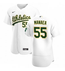Oakland Athletics 55 Sean Manaea Men Nike White Home 2020 Authentic Player MLB Jersey Oakland Athletics 55 Sean Manaea Men Nike White Home 2020 Authentic Player MLB Jersey