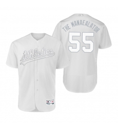 Oakland Athletics Sean Manaea The Manaealator White 2019 Players Weekend MLB Jersey Oakland Athletics Sean Manaea The Manaealator White 2019 Players Weekend MLB Jersey