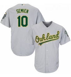 Youth Majestic Oakland Athletics 10 Marcus Semien Replica Grey Road Cool Base MLB Jersey Youth Majestic Oakland Athletics 10 Marcus Semien Replica Grey Road Cool Base MLB Jersey