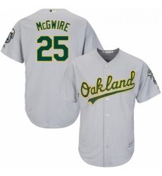 Youth Majestic Oakland Athletics 25 Mark McGwire Replica Grey Road Cool Base MLB Jersey Youth Majestic Oakland Athletics 25 Mark McGwire Replica Grey Road Cool Base MLB Jersey