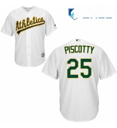 Youth Majestic Oakland Athletics 25 Stephen Piscotty Replica White Home Cool Base MLB Jersey Youth Majestic Oakland Athletics 25 Stephen Piscotty Replica White Home Cool Base MLB Jersey