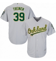 Youth Majestic Oakland Athletics 39 Blake Treinen Authentic Grey Road Cool Base MLB Jersey Youth Majestic Oakland Athletics 39 Blake Treinen Authentic Grey Road Cool Base MLB Jersey