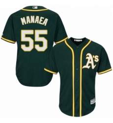Youth Majestic Oakland Athletics 55 Sean Manaea Authentic Green Alternate 1 Cool Base MLB Jersey Youth Majestic Oakland Athletics 55 Sean Manaea Authentic Green Alternate 1 Cool Base MLB Jersey