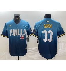Men Philadelphia Phillies 33 Edmundo Sosa Blue 2024 City Connect Limited Stitched Jersey 1 Men Philadelphia Phillies 33 Edmundo Sosa Blue 2024 City Connect Limited Stitched Jersey 1