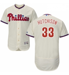 Mens Majestic Philadelphia Phillies 33 Drew Hutchison Cream Alternate Flex Base Authentic Collection MLB Jersey Mens Majestic Philadelphia Phillies 33 Drew Hutchison Cream Alternate Flex Base Authentic Collection MLB Jersey
