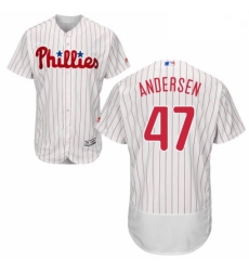 Mens Majestic Philadelphia Phillies 47 Larry Andersen White Home Flex Base Authentic Collection MLB Jersey Mens Majestic Philadelphia Phillies 47 Larry Andersen White Home Flex Base Authentic Collection MLB Jersey