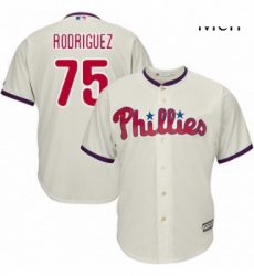 Mens Majestic Philadelphia Phillies 75 Francisco Rodriguez Replica Cream Alternate Cool Base MLB Jersey Mens Majestic Philadelphia Phillies 75 Francisco Rodriguez Replica Cream Alternate Cool Base MLB Jersey