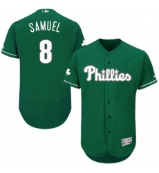 Mens Majestic Philadelphia Phillies 8 Juan Samuel Green Celtic Flexbase Authentic Collection MLB Jersey Mens Majestic Philadelphia Phillies 8 Juan Samuel Green Celtic Flexbase Authentic Collection MLB Jersey