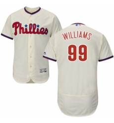 Mens Majestic Philadelphia Phillies 99 Mitch Williams Cream Alternate Flex Base Authentic Collection MLB Jersey Mens Majestic Philadelphia Phillies 99 Mitch Williams Cream Alternate Flex Base Authentic Collection MLB Jersey
