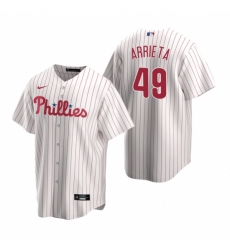 Mens Nike Philadelphia Phillies 49 Jake Arrieta White Home Stitched Baseball Jersey Mens Nike Philadelphia Phillies 49 Jake Arrieta White Home Stitched Baseball Jersey