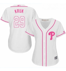 Womens Majestic Philadelphia Phillies 29 John Kruk Replica White Fashion Cool Base MLB Jersey Womens Majestic Philadelphia Phillies 29 John Kruk Replica White Fashion Cool Base MLB Jersey