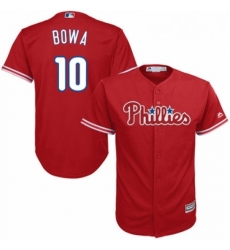 Youth Majestic Philadelphia Phillies 10 Larry Bowa Replica Red Alternate Cool Base MLB Jersey Youth Majestic Philadelphia Phillies 10 Larry Bowa Replica Red Alternate Cool Base MLB Jersey