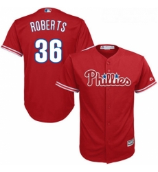 Youth Majestic Philadelphia Phillies 36 Robin Roberts Replica Red Alternate Cool Base MLB Jersey Youth Majestic Philadelphia Phillies 36 Robin Roberts Replica Red Alternate Cool Base MLB Jersey