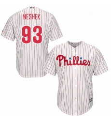 Youth Majestic Philadelphia Phillies 93 Pat Neshek Authentic WhiteRed Strip Home Cool Base MLB Jersey Youth Majestic Philadelphia Phillies 93 Pat Neshek Authentic WhiteRed Strip Home Cool Base MLB Jersey