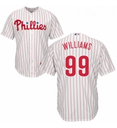 Youth Majestic Philadelphia Phillies 99 Mitch Williams Replica WhiteRed Strip Home Cool Base MLB Jersey Youth Majestic Philadelphia Phillies 99 Mitch Williams Replica WhiteRed Strip Home Cool Base MLB Jersey