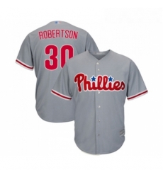 Youth Philadelphia Phillies 30 David Robertson Replica Grey Road Cool Base Baseball Jersey Youth Philadelphia Phillies 30 David Robertson Replica Grey Road Cool Base Baseball Jersey
