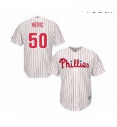 Youth Philadelphia Phillies 50 Hector Neris Replica White Red Strip Home Cool Base Baseball Jersey Youth Philadelphia Phillies 50 Hector Neris Replica White Red Strip Home Cool Base Baseball Jersey