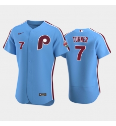 Youth Philadelphia Phillies Trea Turner #7 Light Blue Stitched MLB jersey Youth Philadelphia Phillies Trea Turner #7 Light Blue Stitched MLB jersey