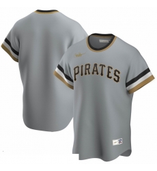 Men Pittsburgh Pirates Nike Road Cooperstown Collection Team MLB Jersey Gray Men Pittsburgh Pirates Nike Road Cooperstown Collection Team MLB Jersey Gray