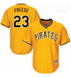 Mens Majestic Pittsburgh Pirates 23 David Freese Replica Gold Alternate Cool Base MLB Jersey Mens Majestic Pittsburgh Pirates 23 David Freese Replica Gold Alternate Cool Base MLB Jersey