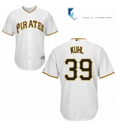 Mens Majestic Pittsburgh Pirates 39 Chad Kuhl Replica White Home Cool Base MLB Jersey Mens Majestic Pittsburgh Pirates 39 Chad Kuhl Replica White Home Cool Base MLB Jersey