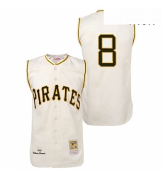 Mens Mitchell and Ness 1960 Pittsburgh Pirates 8 Willie Stargell Authentic Cream Throwback MLB Jersey Mens Mitchell and Ness 1960 Pittsburgh Pirates 8 Willie Stargell Authentic Cream Throwback MLB Jersey