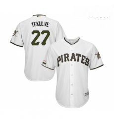 Mens Pittsburgh Pirates 27 Kent Tekulve Replica White Alternate Cool Base Baseball Jersey Mens Pittsburgh Pirates 27 Kent Tekulve Replica White Alternate Cool Base Baseball Jersey
