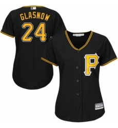 Womens Majestic Pittsburgh Pirates 24 Tyler Glasnow Replica Black Alternate Cool Base MLB Jersey Womens Majestic Pittsburgh Pirates 24 Tyler Glasnow Replica Black Alternate Cool Base MLB Jersey
