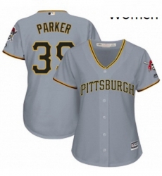 Womens Majestic Pittsburgh Pirates 39 Dave Parker Authentic Grey Road Cool Base MLB Jersey Womens Majestic Pittsburgh Pirates 39 Dave Parker Authentic Grey Road Cool Base MLB Jersey