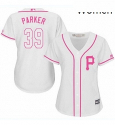 Womens Majestic Pittsburgh Pirates 39 Dave Parker Authentic White Fashion Cool Base MLB Jersey Womens Majestic Pittsburgh Pirates 39 Dave Parker Authentic White Fashion Cool Base MLB Jersey