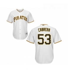 Youth Pittsburgh Pirates 53 Melky Cabrera Replica White Home Cool Base Baseball Jersey Youth Pittsburgh Pirates 53 Melky Cabrera Replica White Home Cool Base Baseball Jersey