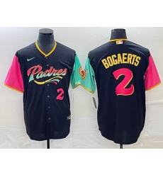 Men San Diego Padres 2 Xander Bogaerts 2022 Black City Connect With Patch Cool Base Stitched Baseball Jersey Men San Diego Padres 2 Xander Bogaerts 2022 Black City Connect With Patch Cool Base Stitched Baseball Jersey