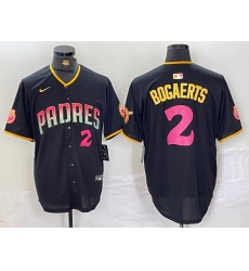 Men San Diego Padres 2 Xander Bogaerts Black Cool Base Stitched Baseball Jersey 2 Men San Diego Padres 2 Xander Bogaerts Black Cool Base Stitched Baseball Jersey 2
