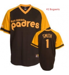 Men San Diego Padres 2 Xander Bogaerts Cooperstown Collection THROWBACK Baseball Jersey Brown Men San Diego Padres 2 Xander Bogaerts Cooperstown Collection THROWBACK Baseball Jersey Brown