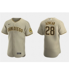 Men San Diego Padres 28 Jos E9 Azocar Tan Flex Base Stitched Baseball Jersey Men San Diego Padres 28 Jos E9 Azocar Tan Flex Base Stitched Baseball Jersey
